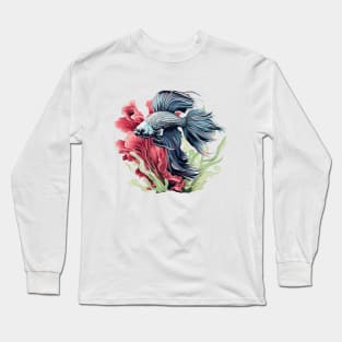 Betta Fish Long Sleeve T-Shirt